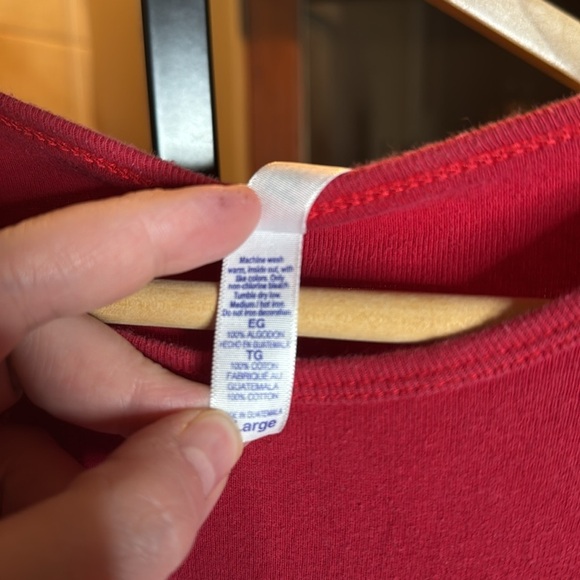 Bella Strong is the New Skinny Mad City Crossfit LS 100% Cotton Top Size XL - Picture 3 of 4